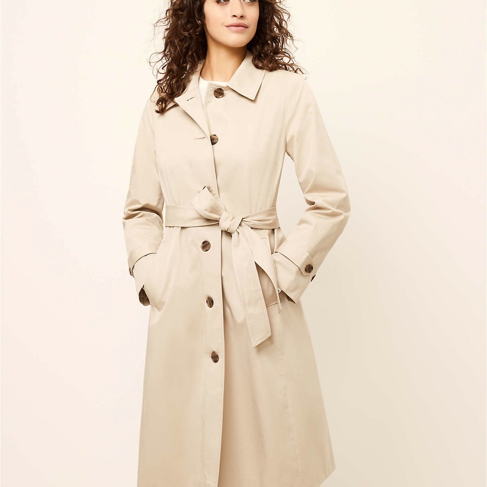 LOFT Tan Trench Coat